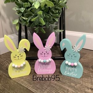 Easter bunny decor -set 3